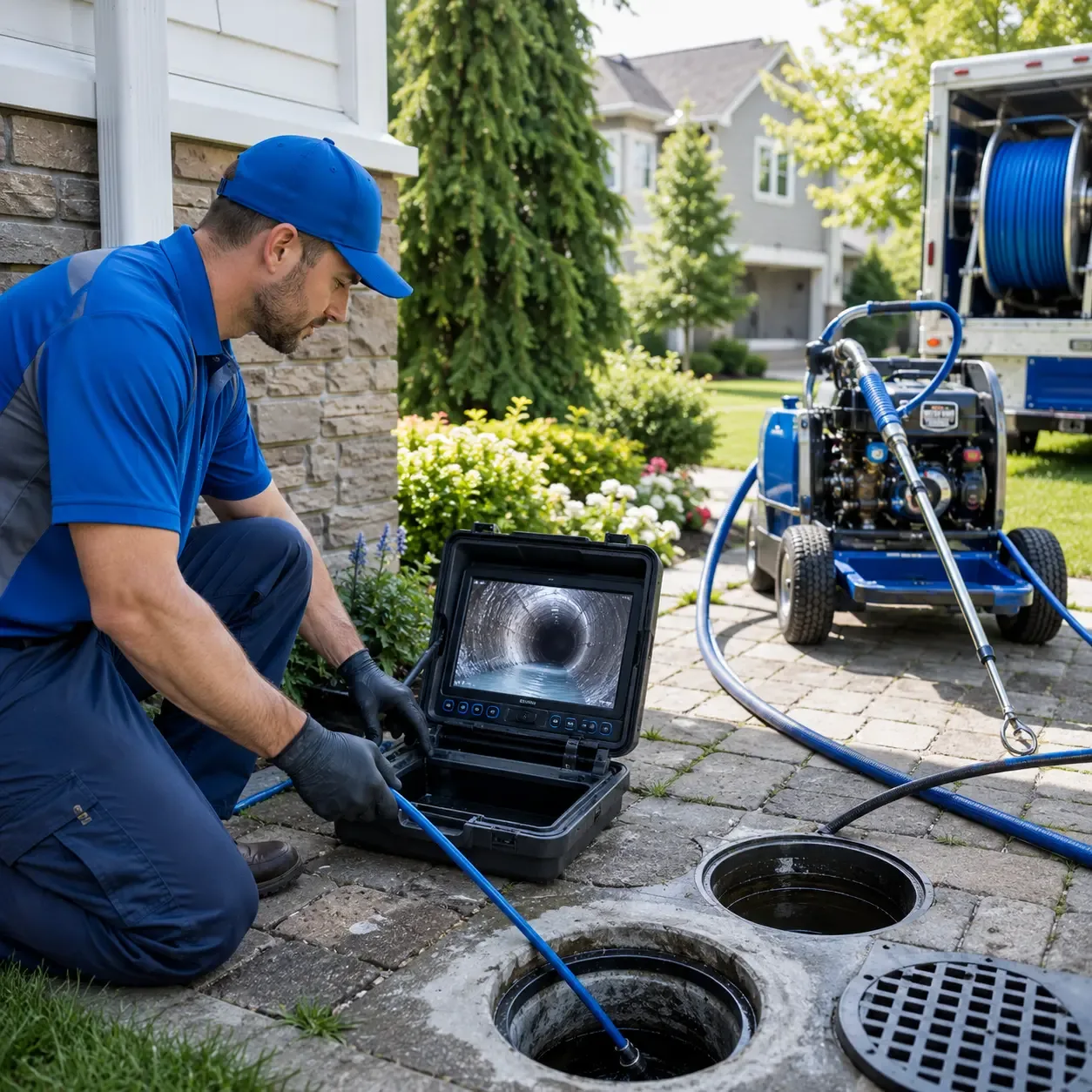Outdoor drain cleaning professionals serving Old Fort, NC